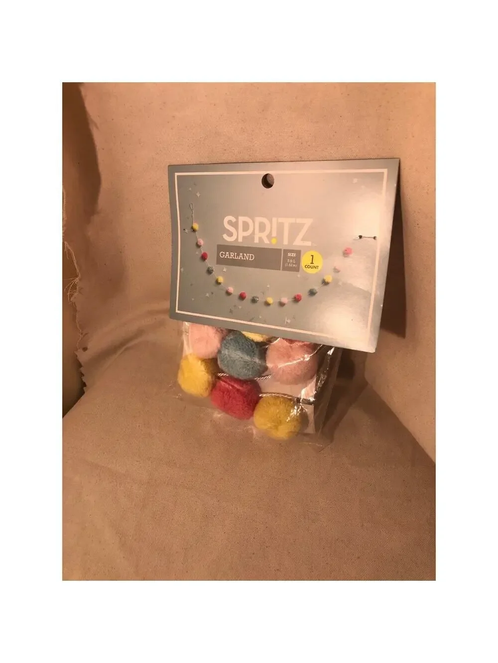 Spritz garland count multicolor